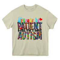 Mossy Please be patient with me i have Autism Heavy Core Tee - NancyCooperArtShop