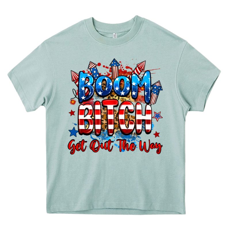 Boom Bitch Get Out The Way Heavy Core Tee by RanaPortraitStore | Teevron