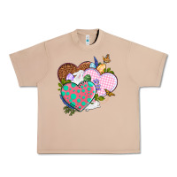 Burro Easter Day Western Easter hearts Urban Heavy Tee - OliviaCreatesArt