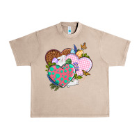 French Oak Easter Day Western Easter hearts Urban Heavy Tee - OliviaCreatesArt