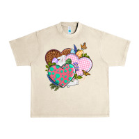 Sandshell Easter Day Western Easter hearts Urban Heavy Tee - OliviaCreatesArt