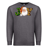 Charcoal Heather Christmas santa clause joy Premium Sweatshirt - AdoDesignShop