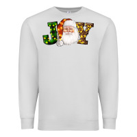 Dove Grey Christmas santa clause joy Premium Sweatshirt - AdoDesignShop