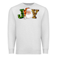 Oatmeal Heather Christmas santa clause joy Premium Sweatshirt - AdoDesignShop