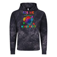 Cloud Black ask me about neurodiversity Vintage Hoodie - FaDigitalArtStudio