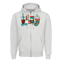 Dove Grey math teacher coffee cups Zipper Hoodie - AdoDesignShop