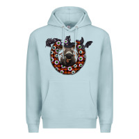 Blue Mist halloween donkey Premium Hoodie - SublimationCraftShop