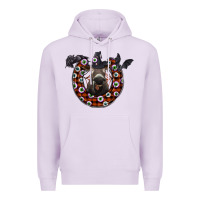 Lilac halloween donkey Premium Hoodie - SublimationCraftShop