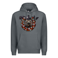 Rock halloween donkey Premium Hoodie - SublimationCraftShop