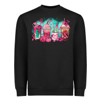 Black breast cancer  coffee cups Heavyweight Sweatshirt - AdoDesignShop