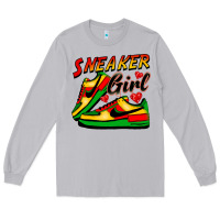 Moon Dust sneaker girl Long Sleeve Tee - FaDigitalArtStudio