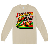 Mushroom sneaker girl Long Sleeve Tee - FaDigitalArtStudio