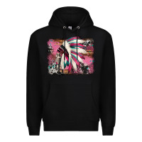 Black indian headdress valentine's day Premium Hoodie - Jasminsmagicworld