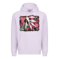 Lilac indian headdress valentine's day Premium Hoodie - Jasminsmagicworld