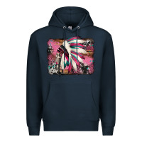 Navy indian headdress valentine's day Premium Hoodie - Jasminsmagicworld