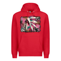 Red indian headdress valentine's day Premium Hoodie - Jasminsmagicworld