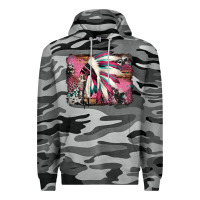 Slate Camo indian headdress valentine's day Premium Hoodie - Jasminsmagicworld