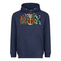 Navy longhorn mom Heavyweight Hoodie - AdoDesignShop