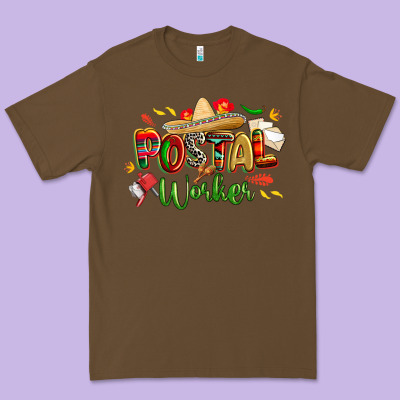 Cinco De Mayo Postal Worker Premium Tee Designed By Cowgirlartshop