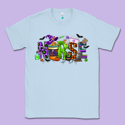 Nurse Coffee Cup Halloween Classic Tee Designed By Cowgirlartshop