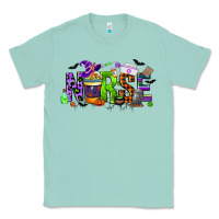 Seafoam nurse coffee cup halloween Classic Tee - CowGirlArtShop