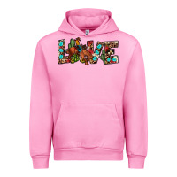 Fuchsia Pink love rodeo Urban Hoodie - JahusDesignShop