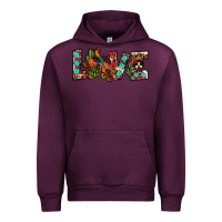 Mauve Wine love rodeo Urban Hoodie - JahusDesignShop