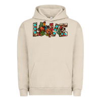 Pigment French Oak love rodeo Urban Hoodie - JahusDesignShop
