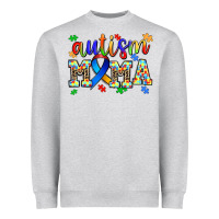 Heather Grey autism mama Heavyweight Sweatshirt - AdoDesignShop