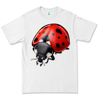 White ladybug Premium Tee - Jasminsmagicworld
