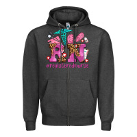 Charcoal Heather registered nurse with crocs Zipper Hoodie - AdoDesignShop
