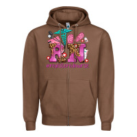 Chestnut registered nurse with crocs Zipper Hoodie - AdoDesignShop