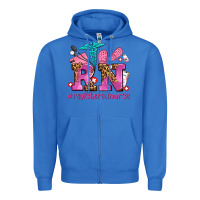 True Royal registered nurse with crocs Zipper Hoodie - AdoDesignShop