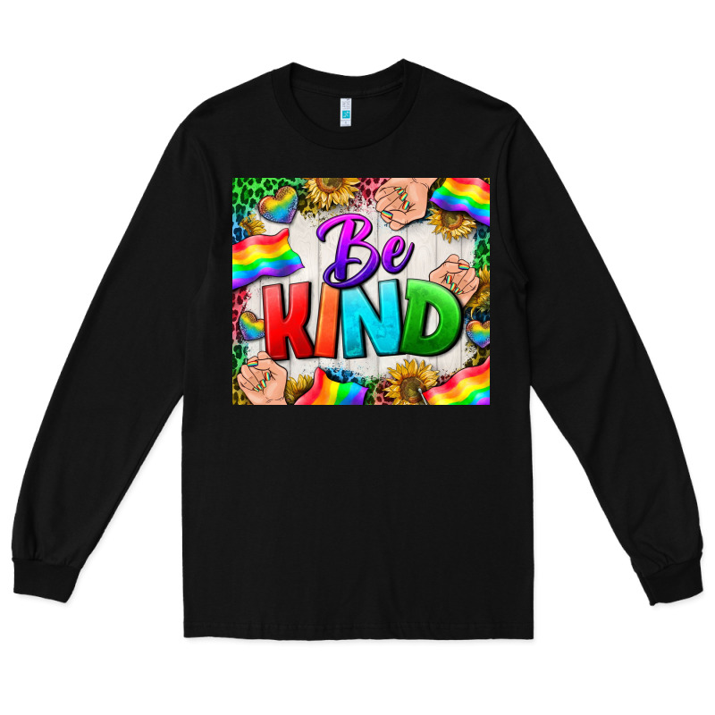 Western Be Kind Lgbtq Tumbler Long Sleeve Tee by BundleAndBundleShop | Teevron