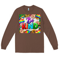 Chestnut Western Be Kind LGBTQ Tumbler Long Sleeve Tee - BundleAndBundleShop