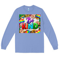 Colony Blue Western Be Kind LGBTQ Tumbler Long Sleeve Tee - BundleAndBundleShop
