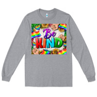 Heather Grey Western Be Kind LGBTQ Tumbler Long Sleeve Tee - BundleAndBundleShop