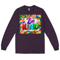 Plum Western Be Kind LGBTQ Tumbler Long Sleeve Tee - BundleAndBundleShop