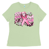 Matcha survivor breast cancer Ladies Tee - CowGirlArtShop