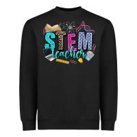 Black stem teacher Heavyweight Sweatshirt - AdoDesignShop