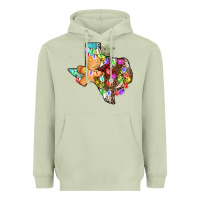 Matcha christmas texas map Heavyweight Hoodie - AdoDesignShop