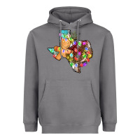 Storm christmas texas map Heavyweight Hoodie - AdoDesignShop