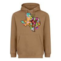 Toasted Coconut christmas texas map Heavyweight Hoodie - AdoDesignShop