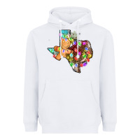 White christmas texas map Heavyweight Hoodie - AdoDesignShop