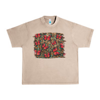 French Oak Easter Butterflies Background Urban Heavy Tee - RanaPortraitStore