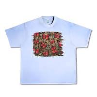 Grape Ice Easter Butterflies Background Urban Heavy Tee - RanaPortraitStore