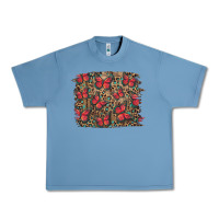 Pebble Blue Easter Butterflies Background Urban Heavy Tee - RanaPortraitStore
