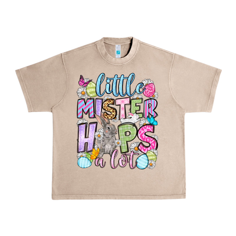 Easter Day Little Mister Hops A Lot Urban Heavy Tee by OliviaCreatesArt | Teevron