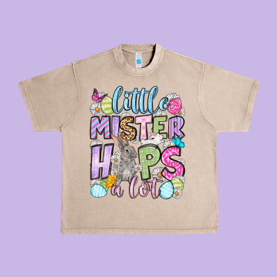 Easter Day Little Mister Hops A Lot Urban Heavy Tee Designed By Oliviacreatesart