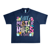 Navy Easter Day Little mister hops a lot Urban Heavy Tee - OliviaCreatesArt